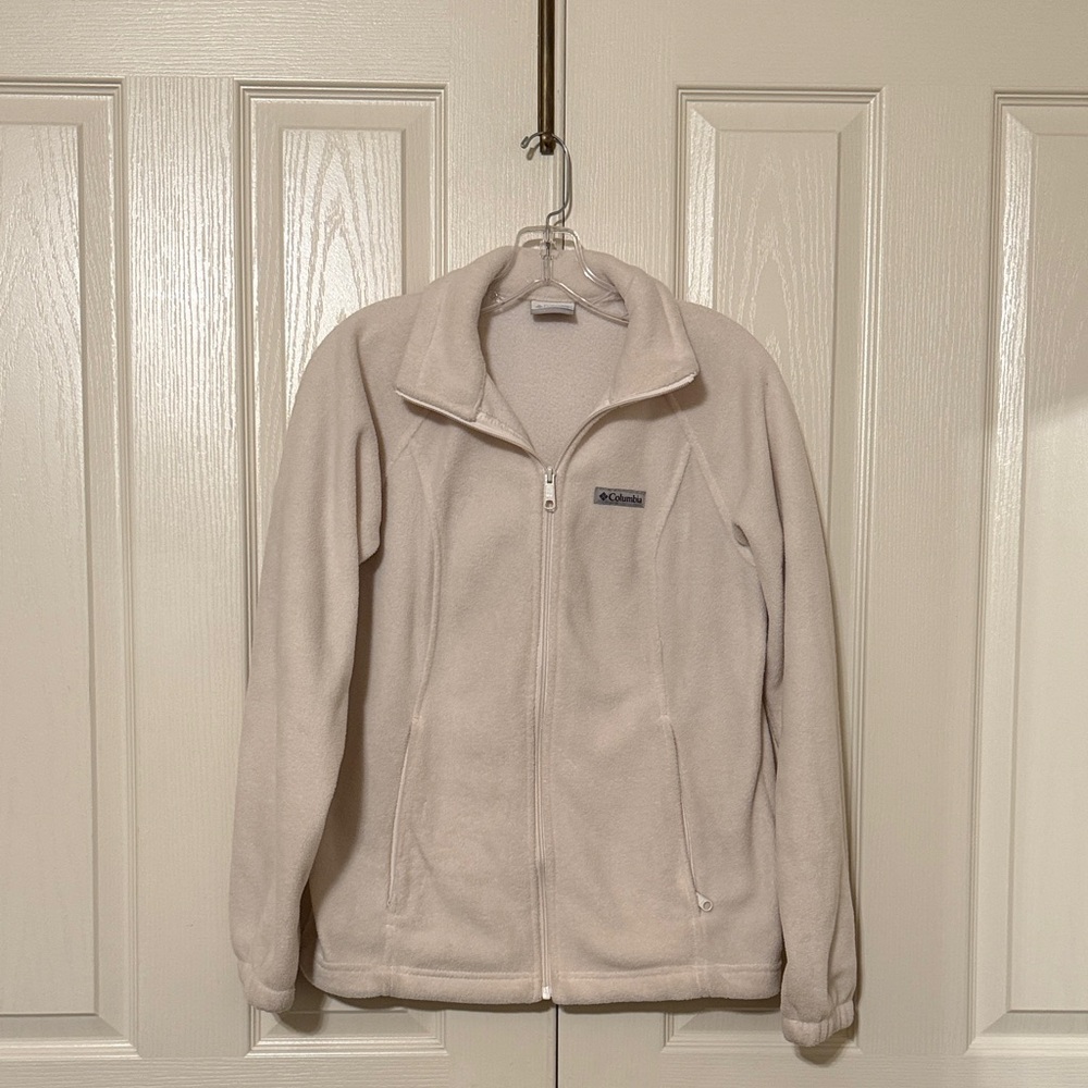 Columbia Off-White Fleece Jacket